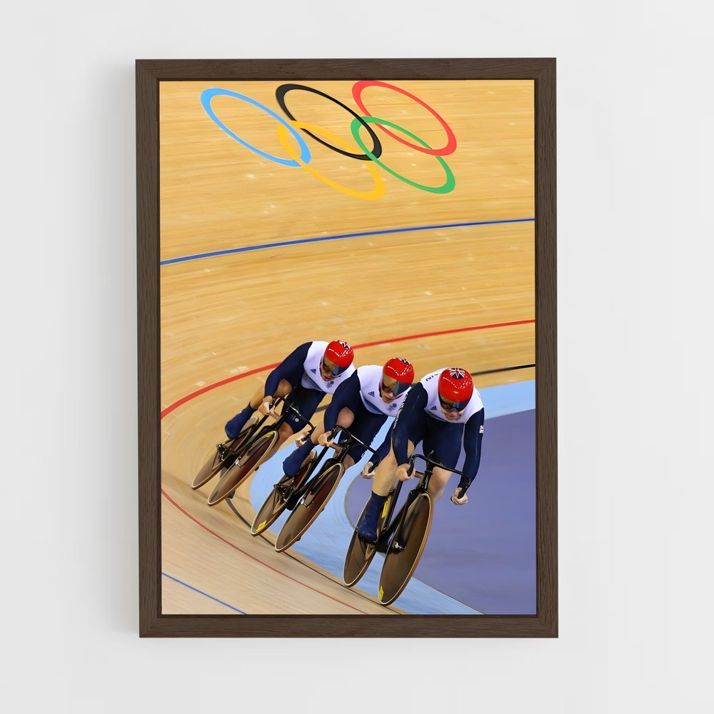Poster Course Olympique – affiche Cyclisme (vue 5)